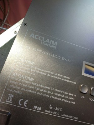 Acclaim Lighting AL Driver 800 with 36ft flex tube plus bonus 27ft flex tube