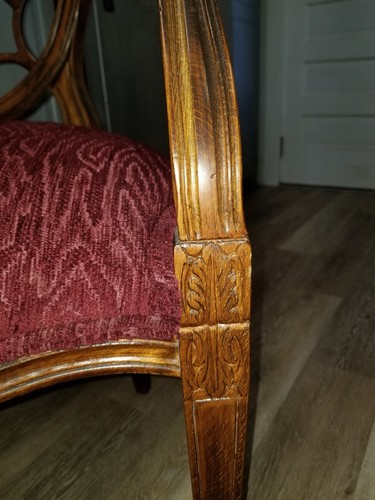 Ethan Allen Cherry Spider Back Arm Chair-Vintage EXC cond-Never sat on