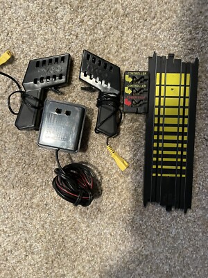 Tyco Slot Car Power Transformer Track And Controllers