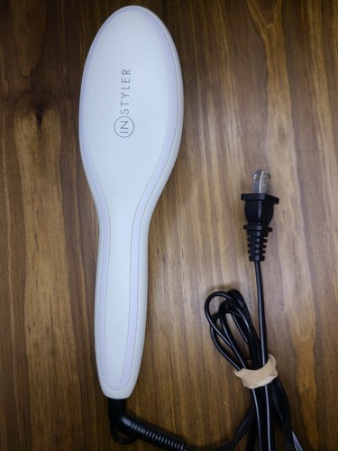 INStyler Straightening Hot Hair Brush Paddle Heat Smoothing Sleek Straight Up