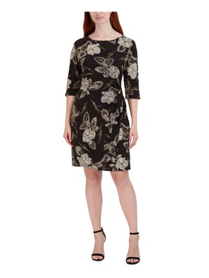 ФИРМЕННОЕ женское черное платье-юбка с запахом без подкладки и завязками по бокам ОТ ROBBIE BEE Плюс 1X