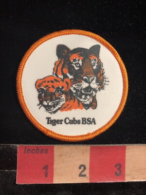 Vtg TIGER CUBS BSA Boy Scouts Patch 93E7