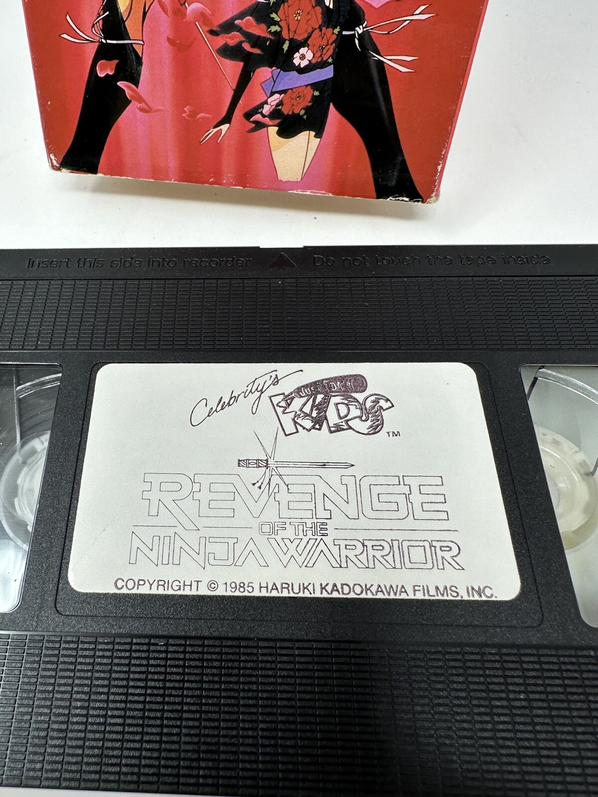 Revenge of the Ninja Warrior VHS 1985 Just For Kids Animated