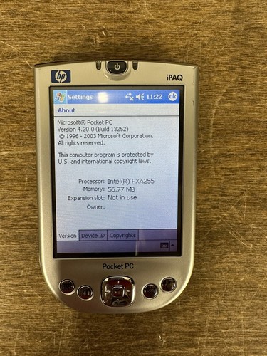 PDA☆ポケットPC☆HP iPAQ112classic☆ HP IPAQ CLASSIC 110 111 WINDOWS MOBILE 6 POCKET PC PDA WIFI+
