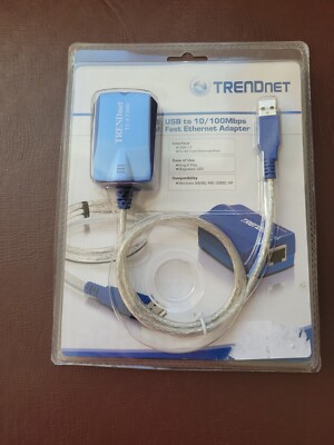 TRENDnet TU-ET100C USB to 10/100Mbps Fast Ethernet Adapter