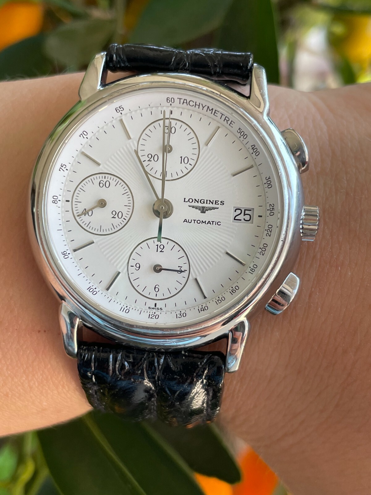 Купить LONGINES WATCH GRANDES CLASSIQUES L4.686.4 CHRONOGRAPH AUTOMATIC  38.5mm (Наручные часы) заказать с доставкой лот № 265199974305