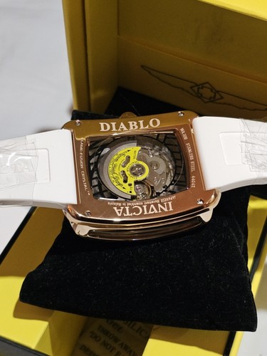 Pre-owned Invicta - Diablo - S1 Rally - Automatic - Nh70 Rose Gold / White - Mens Watch