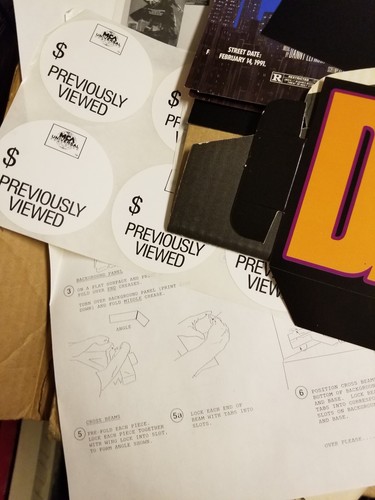 COMPLETE Vintage Darkman Video Movie Standee in ORIGINAL box Sam Raimi