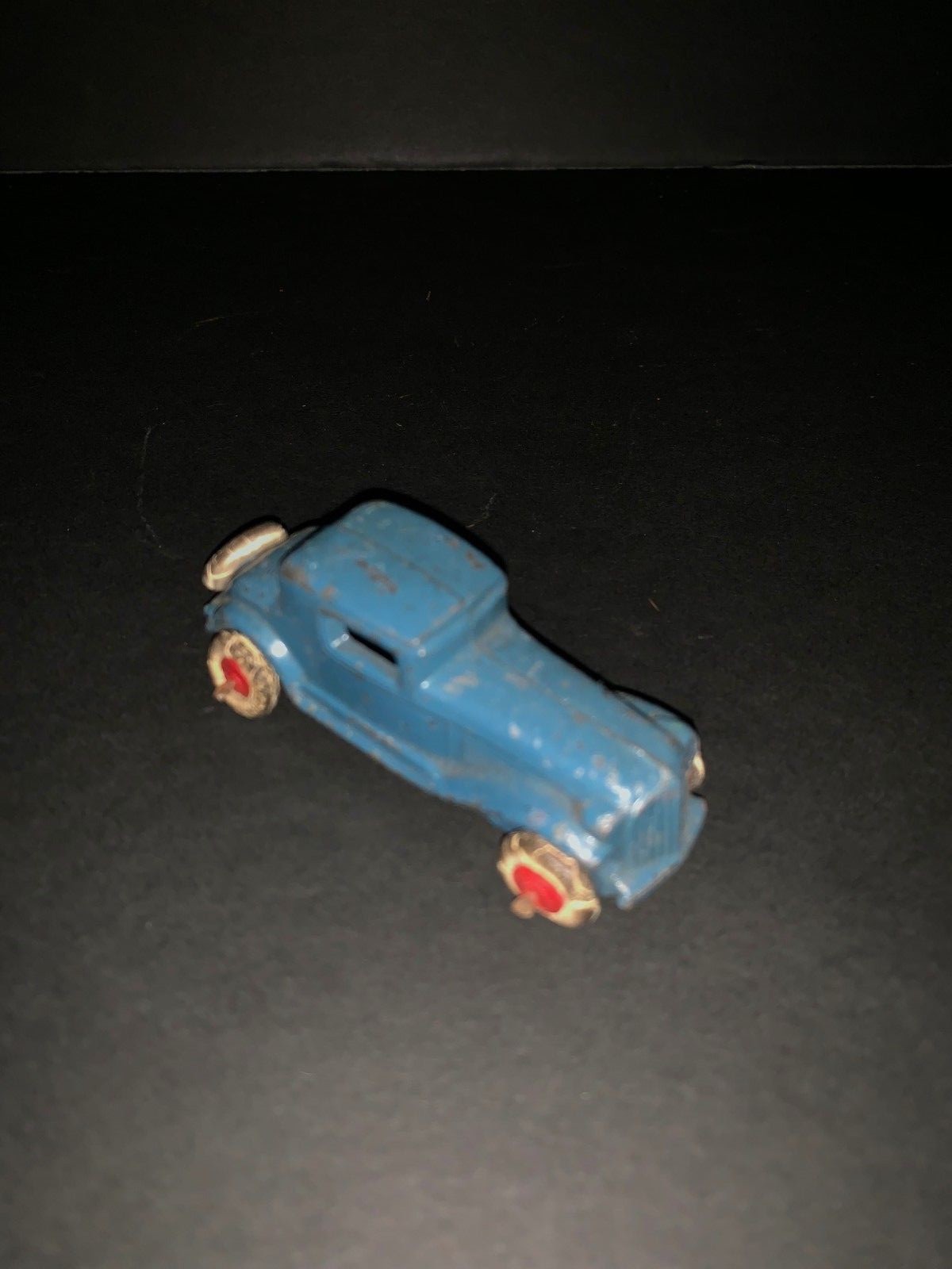 Antique Cast Iron Toy Car Blue Coupe Sedan Arcade Williams Hubley