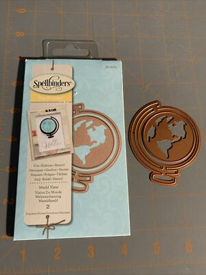 New Spellbinders Die Set GLOBE  Die  D-Lites