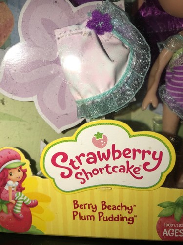 Doll Strawberry Shortcake Berry Beachy Plum Pudding Color Change Magic In Box