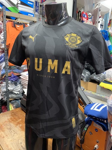 Puma New Levels Retro Classics Soccer Jersey #10 Black Gold