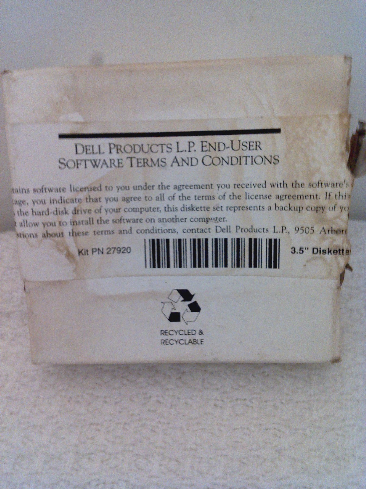 Dell Diskettes 3.5
