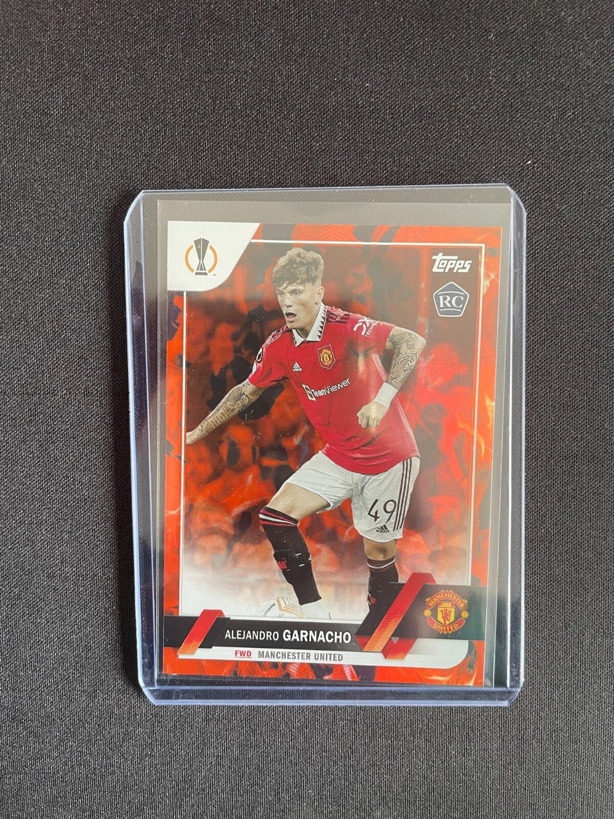 注目ショップ UEFA Topps Club SSP Garnacho Competition その他