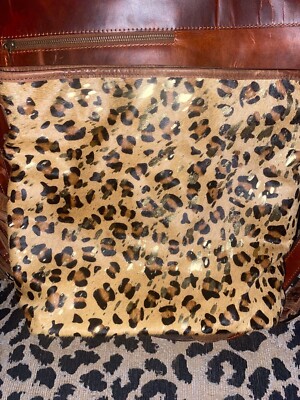genuine leather leopard american darling purse