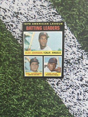 1971 Topps Baseball AL Batting Leaders #61 EX Condition Low Cost Shipping 