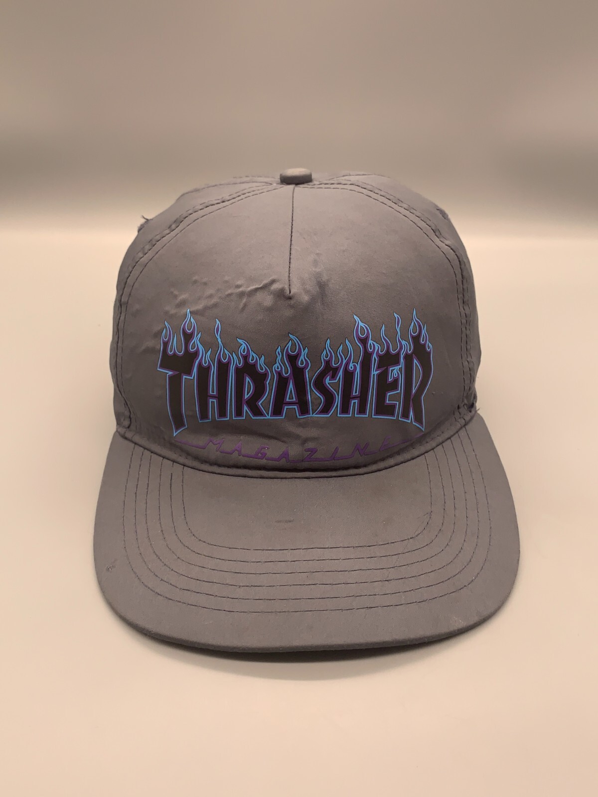 帽子 80s 90s THRASHER HAT Vintage Thrasher Snapback Trucker Hat Baseball Cap Lid