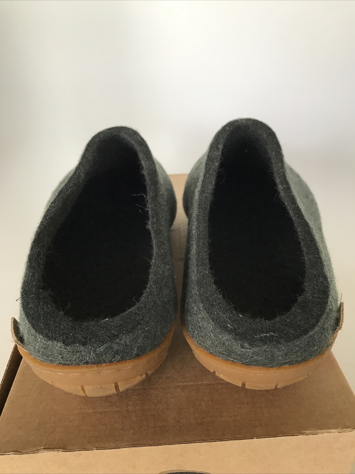 Мужские мокасины Glerups Open Heel Rubber Sole Slipper Mens Size EU 44 / US  10.5 Forest Wool: купить с доставкой из США, цена 16 688 руб -  (124679472098)