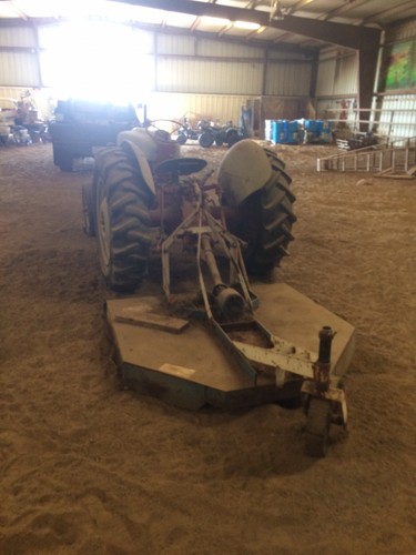 1953 Ford Golden Jubilee with brush hog