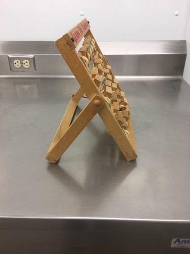 Vintage Learn the Alphabet Wooden Letters Child’s Toy Educational