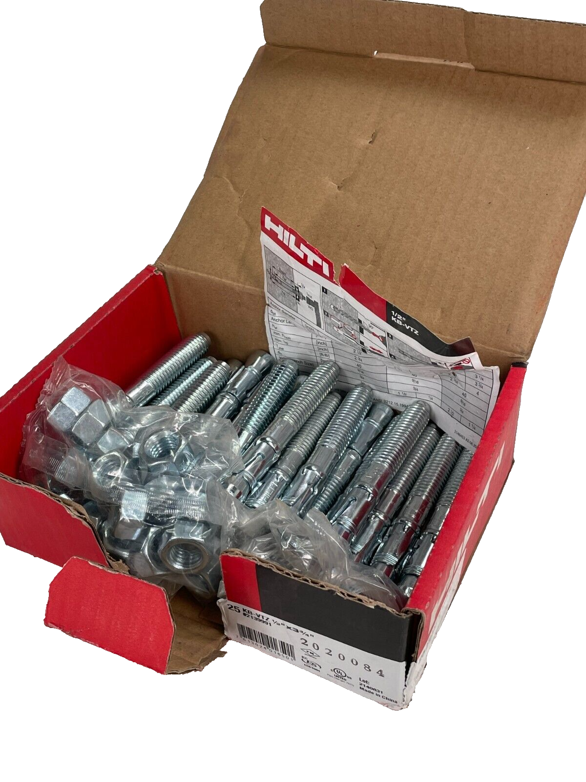 HILTI HKV-R2 1/2“x 50 HKV R2 Drop-in anchor (metric) - Mechanical Anchors - Hilti