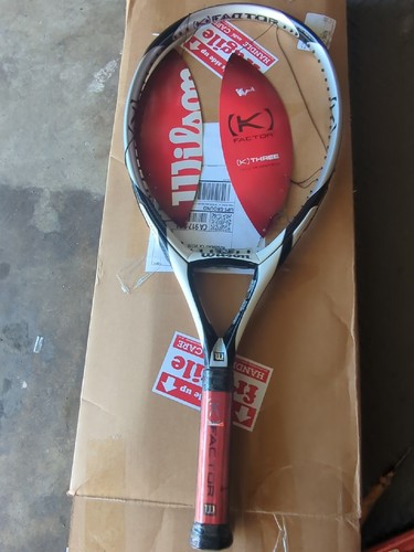 New Wilson K FACTOR K3 115 head 16x19 8.9oz 4 1/2 Tennis