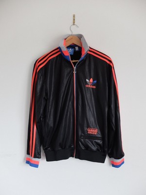 adidas wet look tracksuit