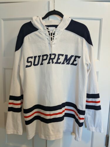 Supreme NY Hockey Jersey Sweater Hoodie hooded top SS15 Supreme NY Hockey Jersey Sweater Hoodie hooded top SS15