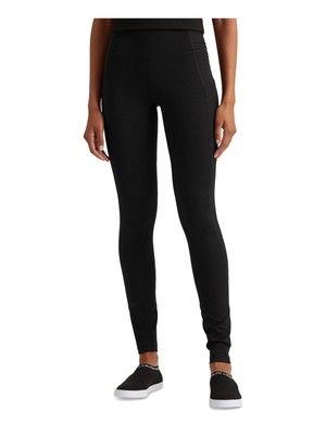 

LAUREN RALPH LAUREN Женские черные узкие леггинсы с карманами, Черный, 200841745002