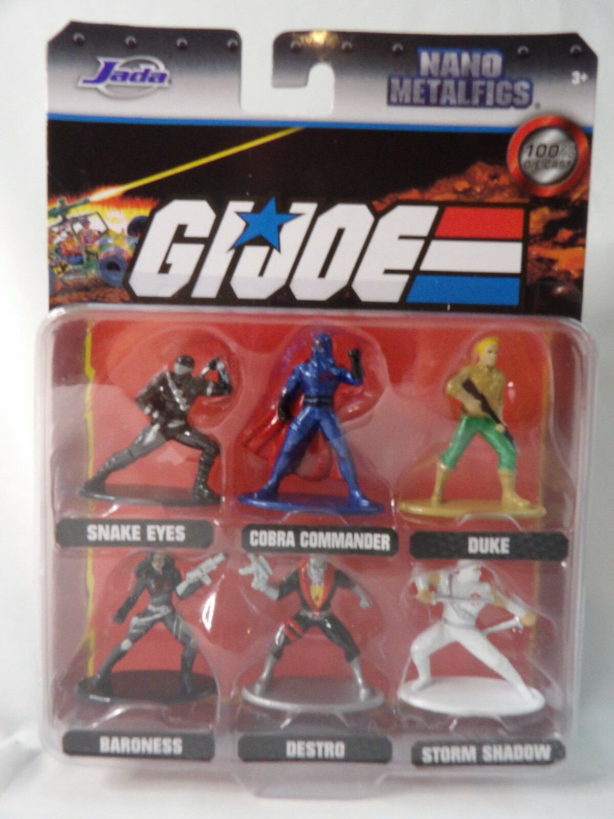 Jada Nano Metal figs GI Joe 100% Diecast Set of Six Figures Jada Nano Metal figs GI Joe 100% Diecast Set of Six Figures