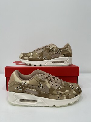 Nike Air Max 90 Desert Camo Shoe Sneaker New In Box DX2313-200 Woman Size 8.5
