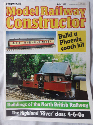 Model Railway Constructor #626 Jul 1986 FREE SHIPPING British Phoenix Coach kit
