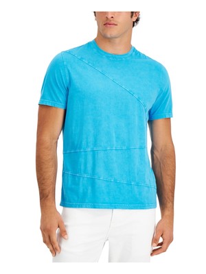 

INC Мужская бирюзовая легкая футболка с коротким рукавом, Turquoise, 100124937