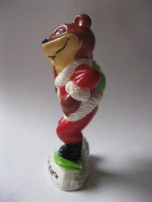 SUGAR BEAR IS SANTA stamped 1993 Kraft General Foods about 2.75