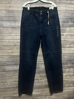 Lane Bryant High Rise Straight Essential Stretch Women's 18R Blue Jeans