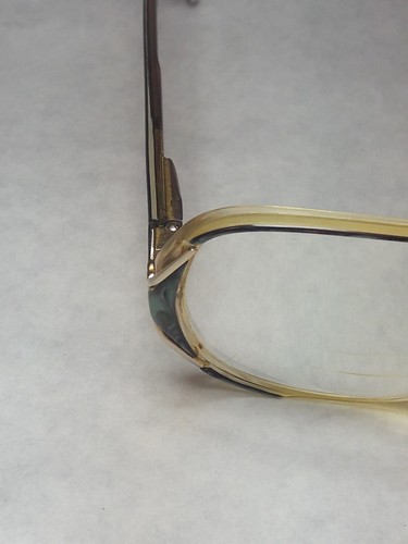 Vtg Silver Dollar Mary Jane Eyeglasses With Faux Mother of pearl frames  #130