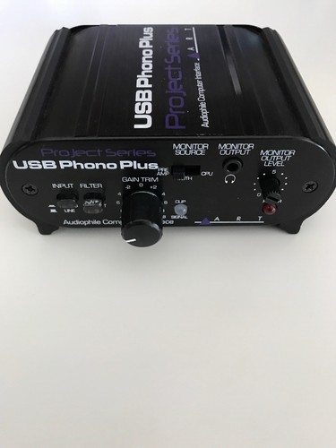 ART USB Phono Plus Phono/Line PreAmp with USB Project Series