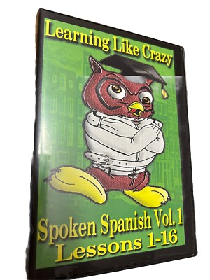LEARNING LIKE CRAZY: SPOKEN SPANISH VOL.1 - ( Missing Lesson 9-10 Disc
