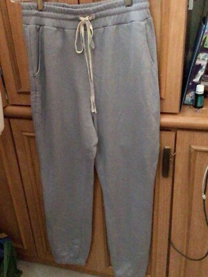 Fabletics Sweatpants Women's Small Gray Jogger Pockets Drawstring Elastic Waist