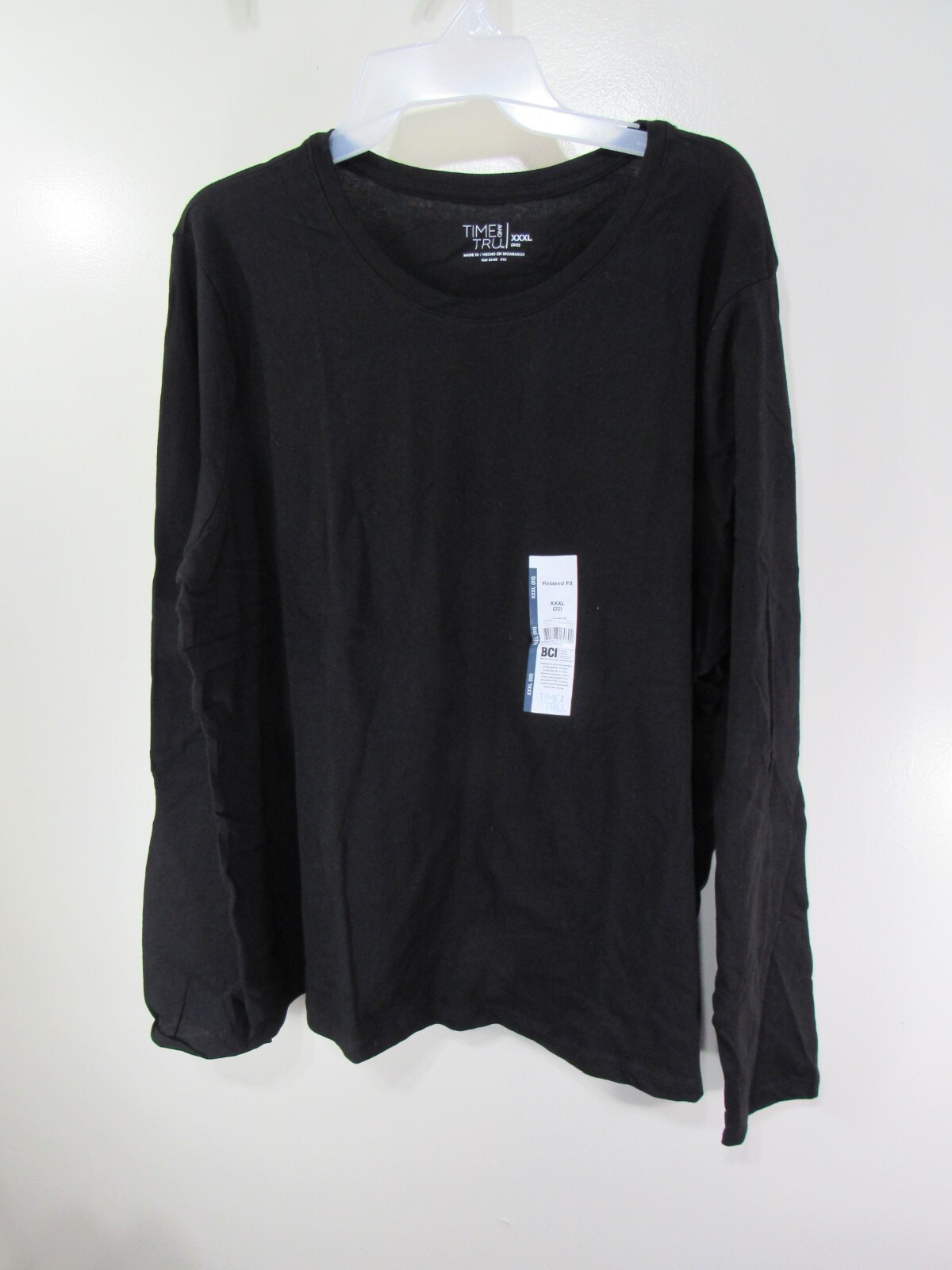 New Womens Time and Tru Core T Shirt Size XXXL 22 Black