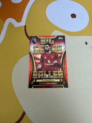 TOPPS PREMIER LEAGUE 2026 25/26 Bruno Fernandes Big Game Baller Limited Edition