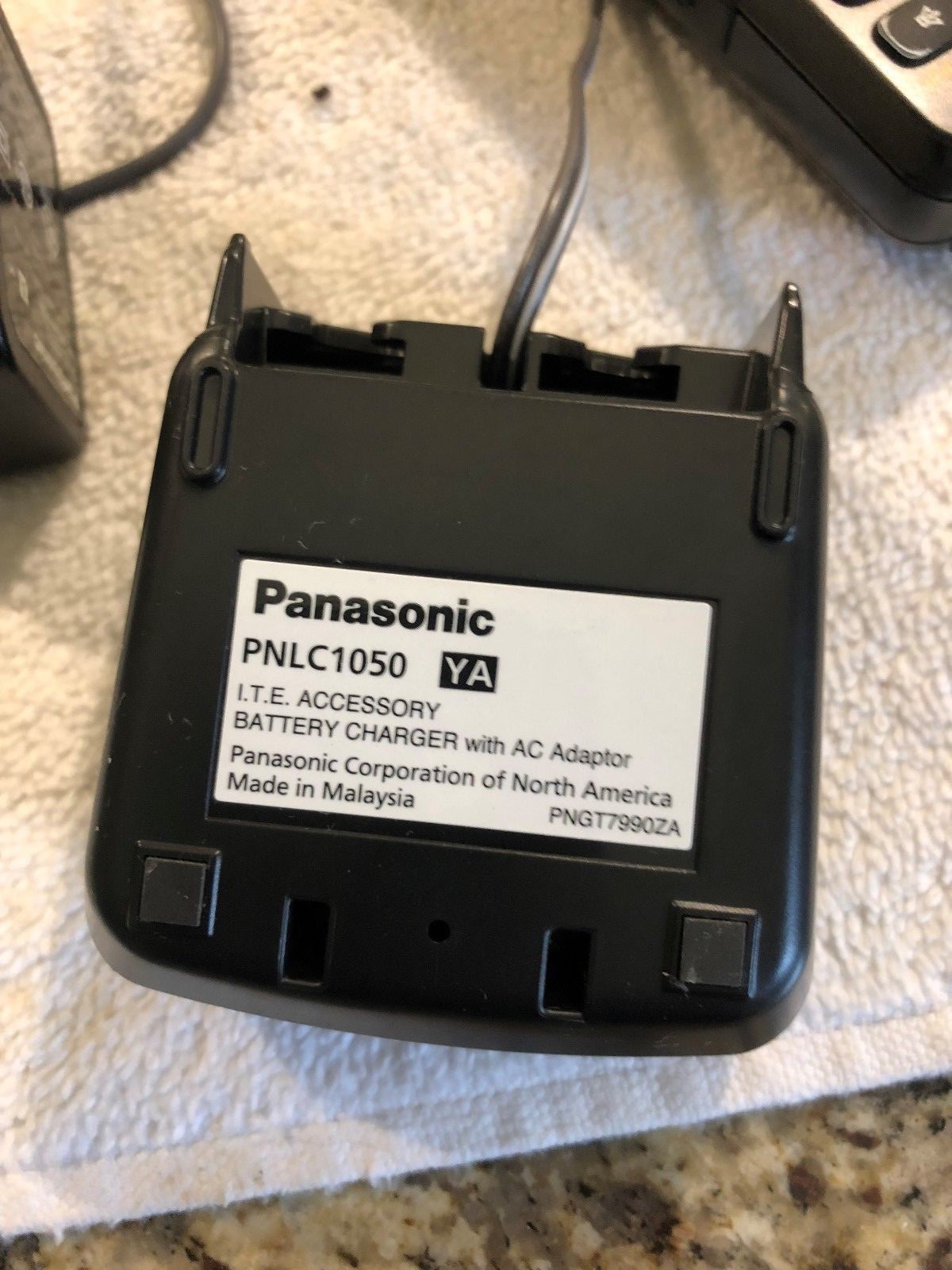 Panasonic KX-TGEA20T Replacement/Expansion Handset + Charger Cradle + Batteries