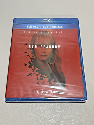 Red Sparrow (Blu-ray + DVD 2018 ) Movie Jennifer Lawrence Brand New Sealed