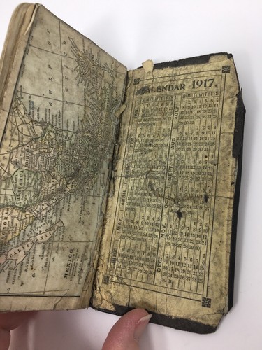 1916 Pocket Map Booklet London Insurance Co 1913 Maps US & Foreign Antique