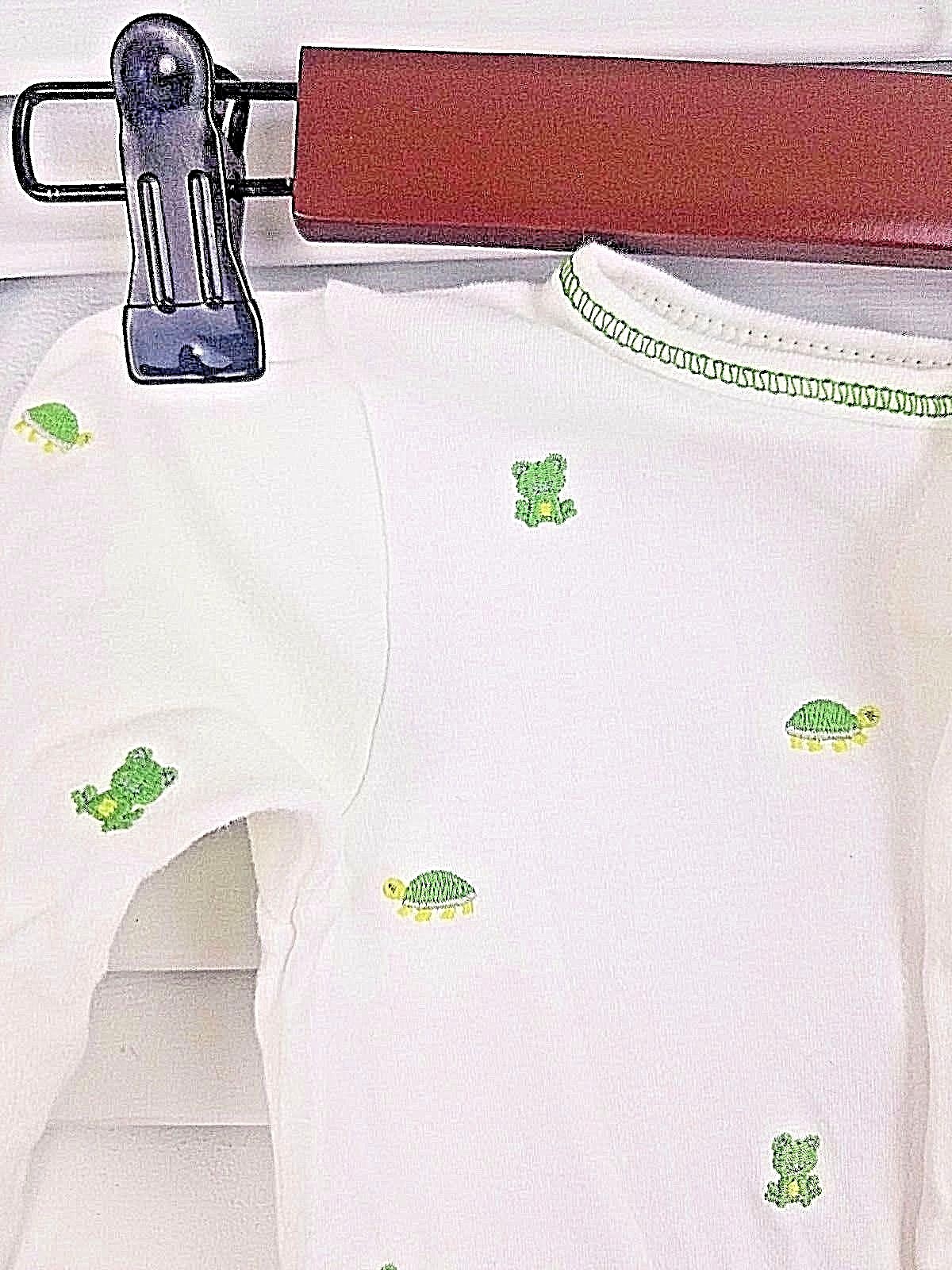 Boy's Carter's Sleeper Size 6M Frogs Turtles Infants Baby