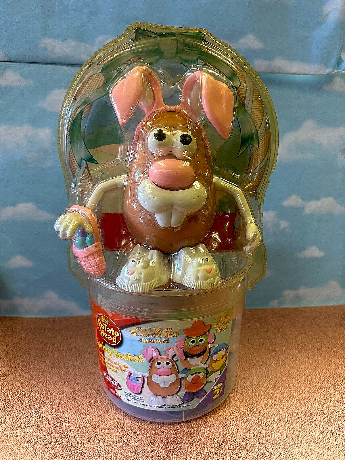 Mr Potato Head Easter Spring Basket Bunny 30+ Pieces