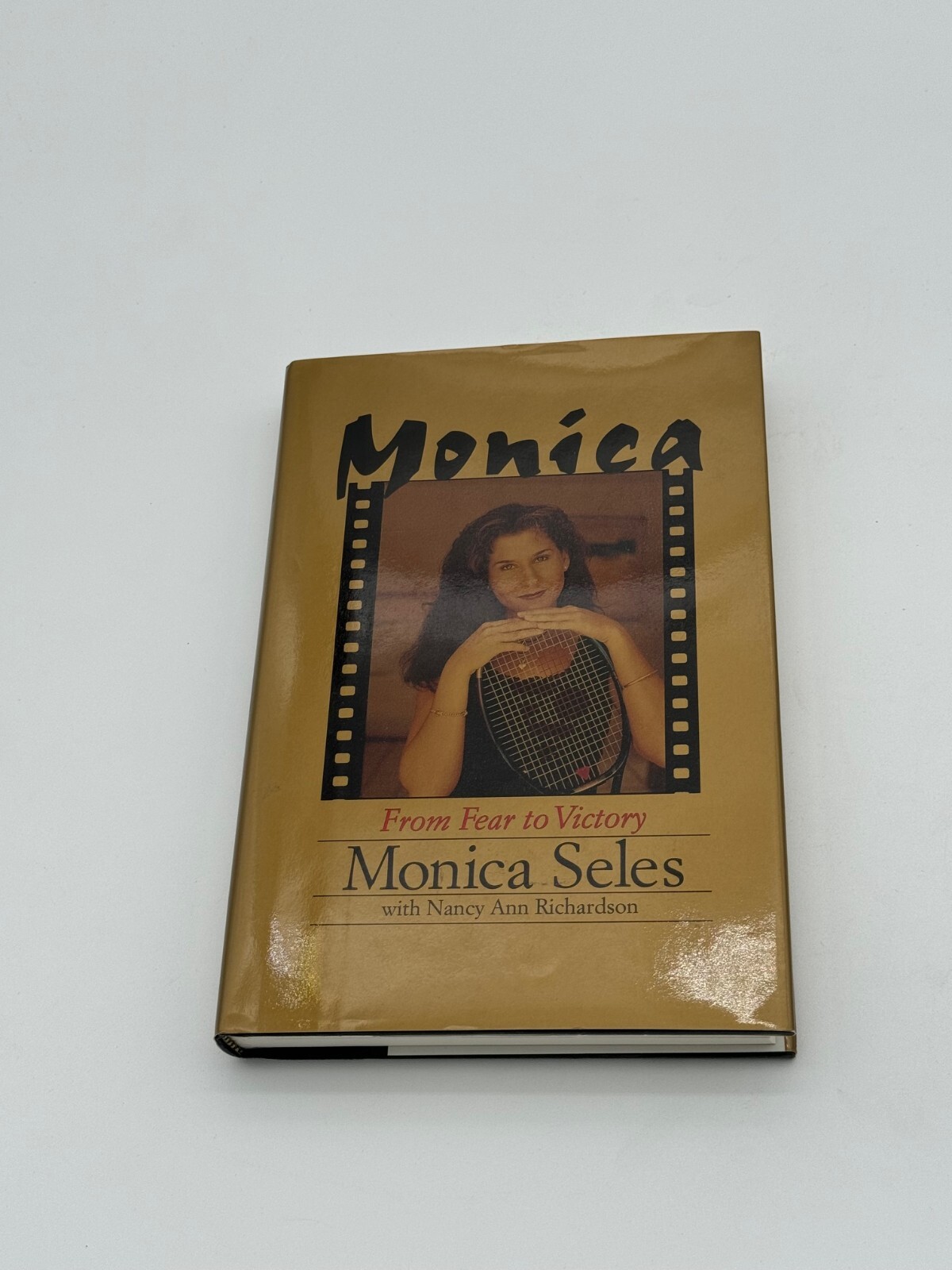 1996 Monica From Fear to Victory Tennis Book Monica Seles 1st