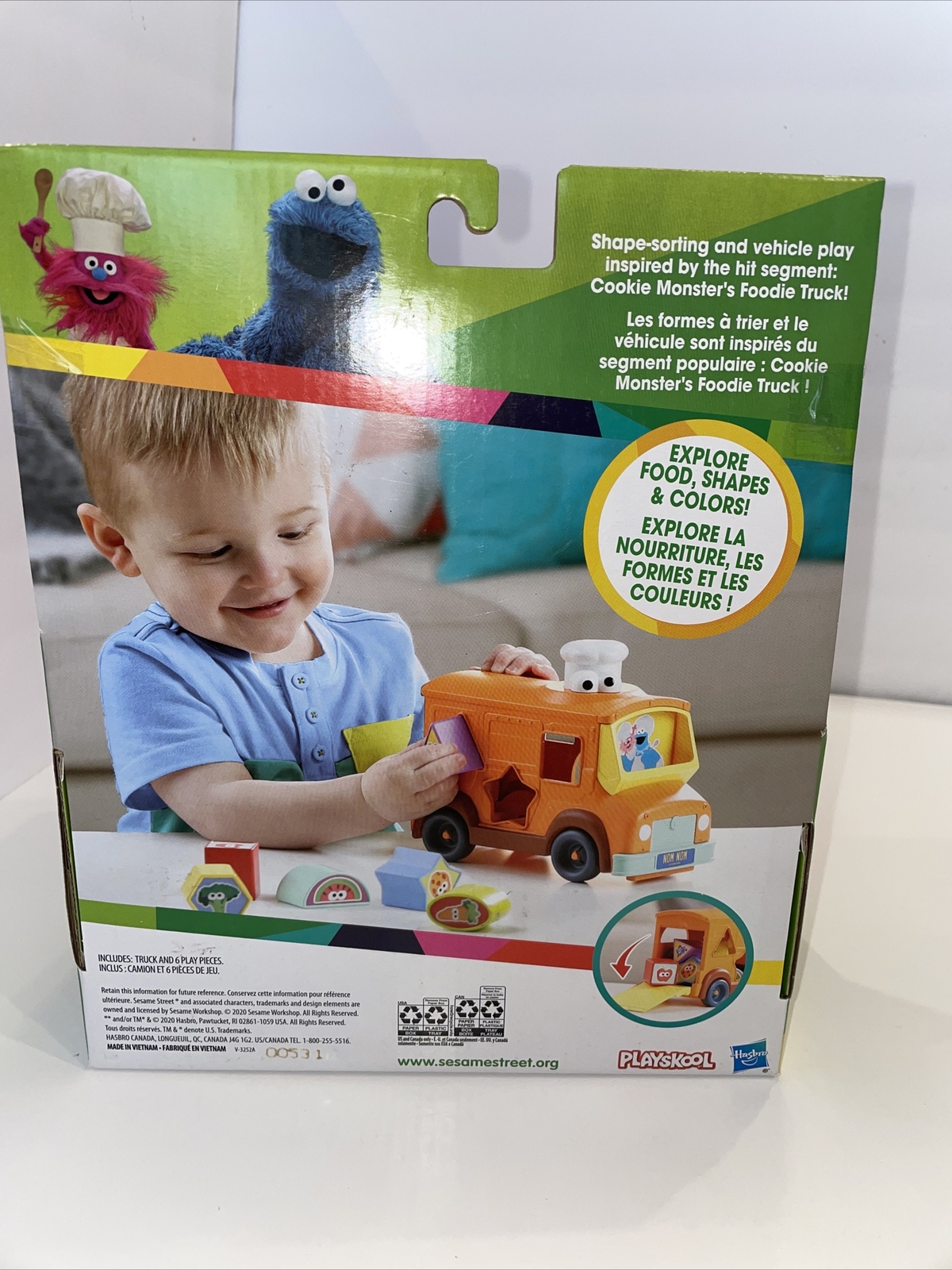 playskool cookie monster