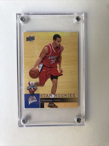 その他 2009 Stephen Curry Upper Deck RC Stephen Curry Autographed 2009-10 Upper Deck RC Warriors