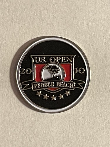 2010 US Open Official Embroidered Pin Flag - Pebble Beach